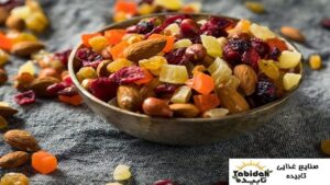 آجیل بسته بندی با میوه خشک